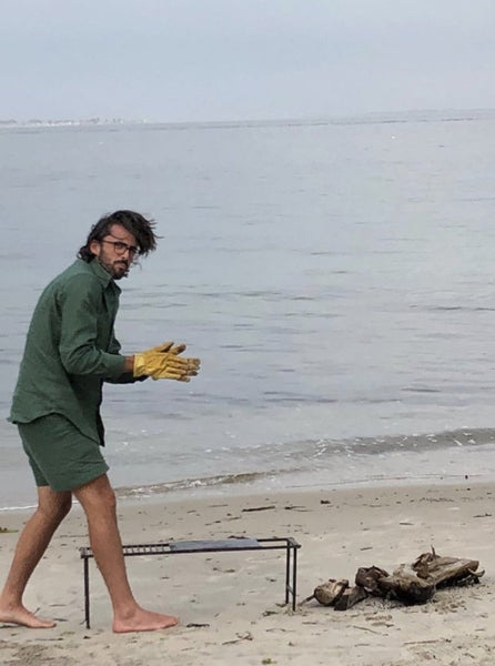 Jean Jones x Field Day Farm to Table Shorts, chard