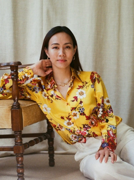 Jolie Blouse with the Rachel Pant