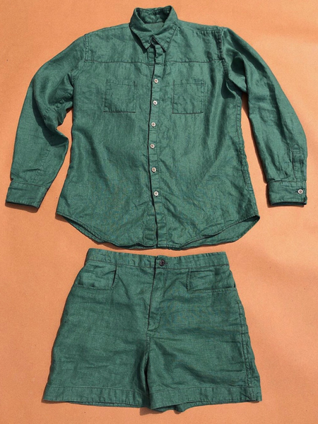 Farm to Table Unisex Shorts, Chard