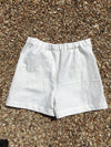 Farm to Table Unisex Shorts, White