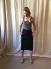 Murphy Skirt, black, with the Jane Tank