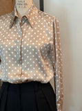 Amanda Blouse in silk dot, with Lilian Trouser